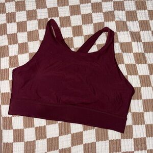 Fabletics Deep Red Sports Bra